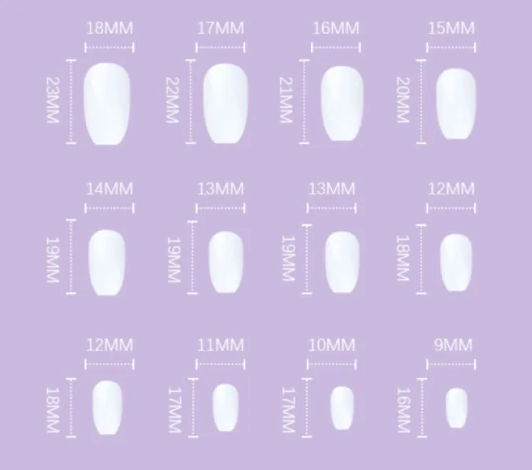 Green Blush Press on Nails