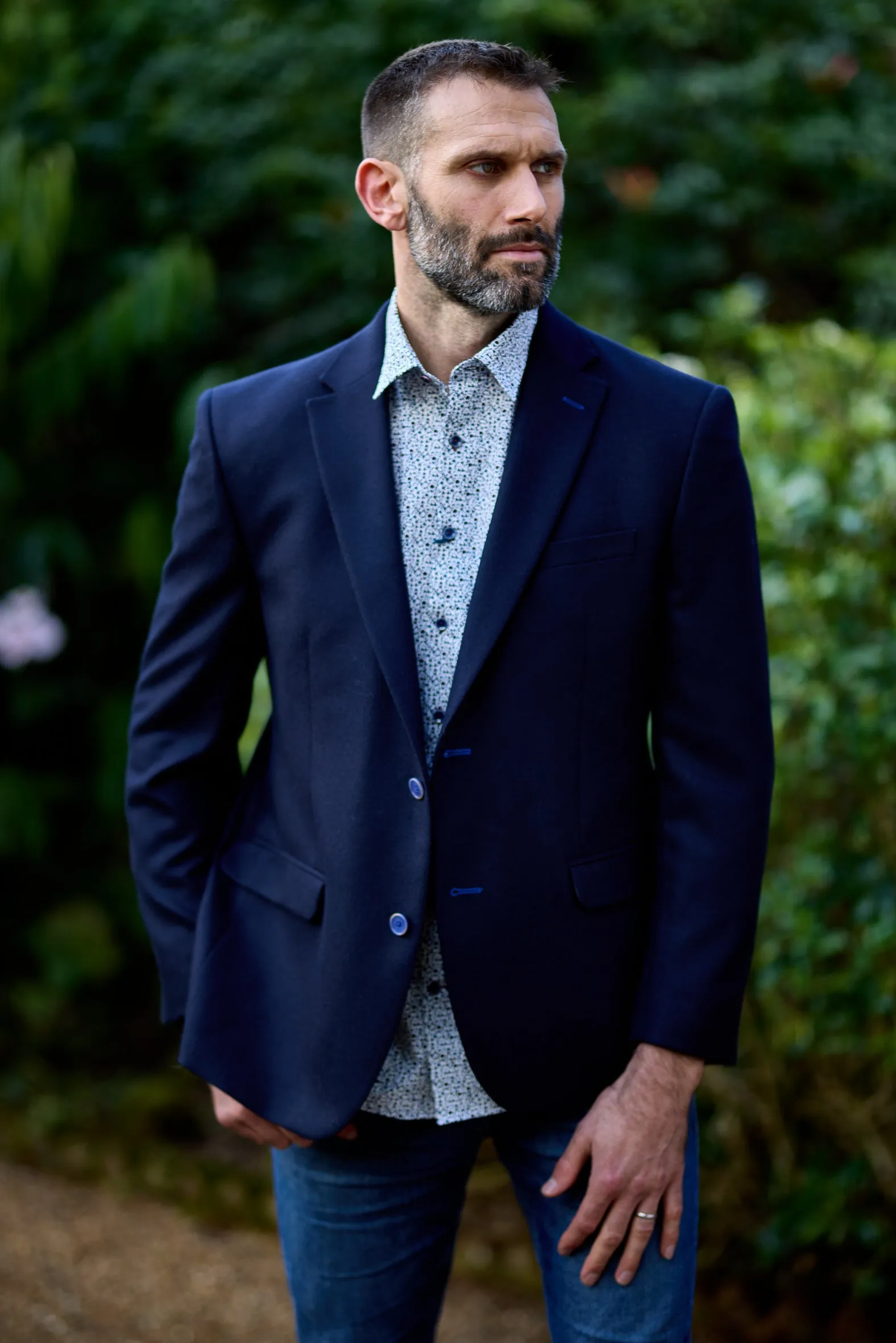 Gun Hill Mens Wansford Jacket - Navy