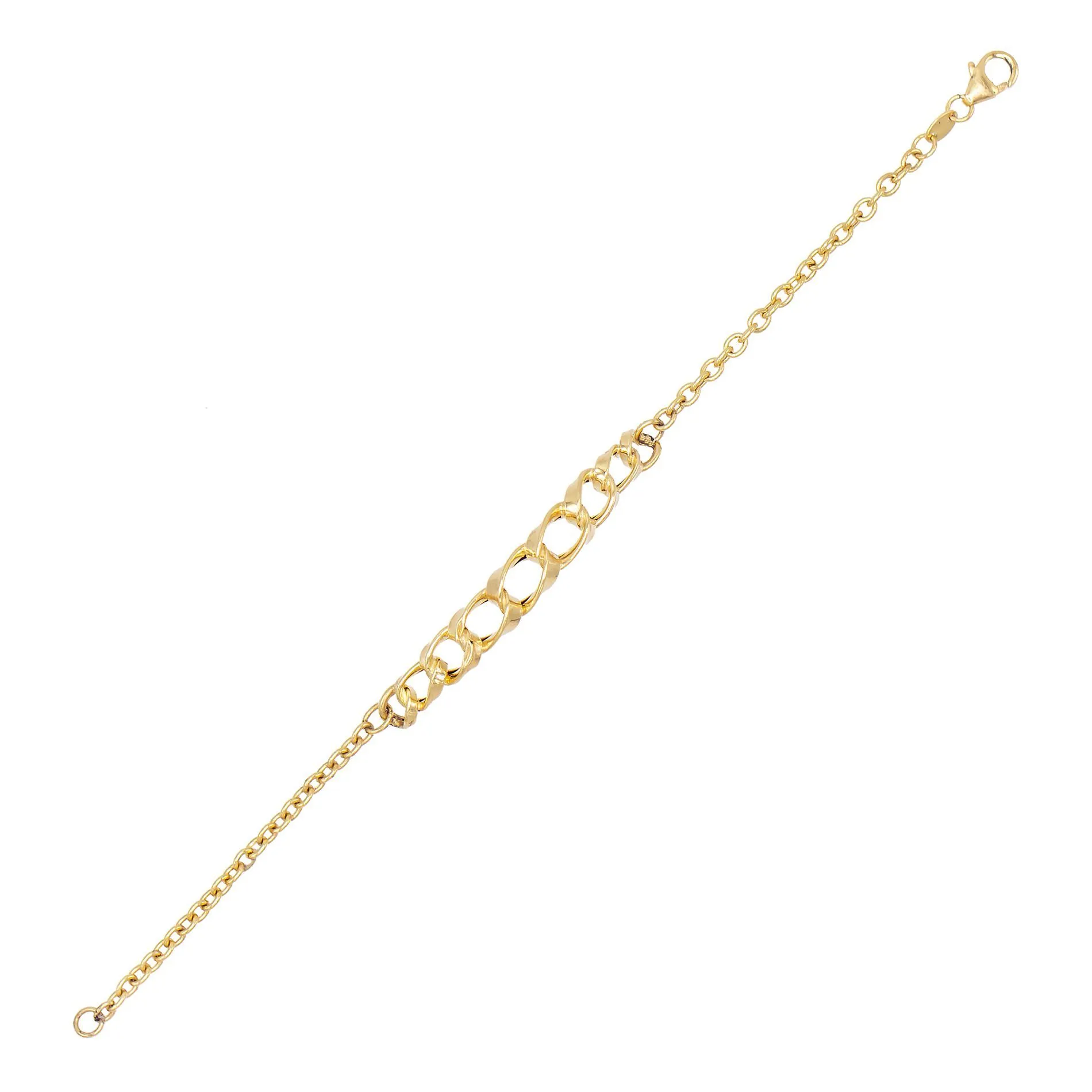 Hard Chain Bracelet 14K