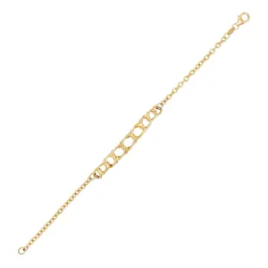 Hard Chain Bracelet 14K