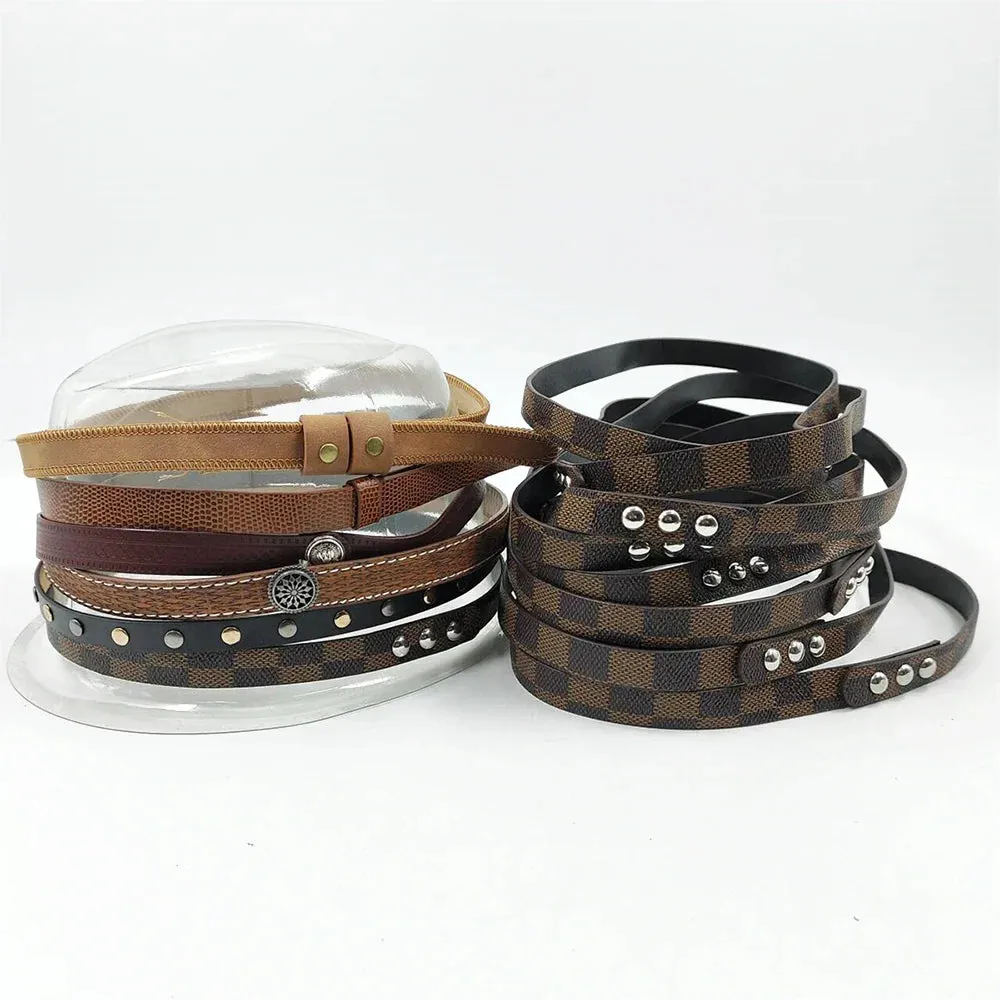 Hat Minimalist Belt Accessories Straw Hat Accessories Men's and Women's Hat Belt Fedora Hat Fashion Decoration