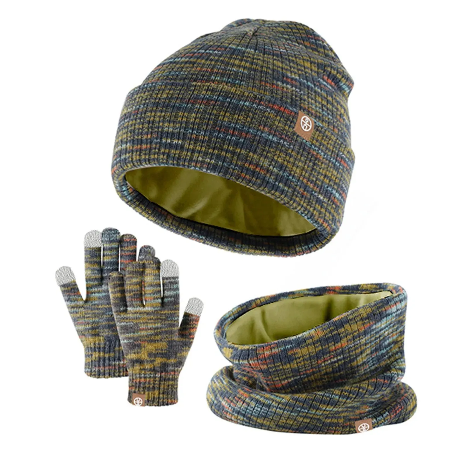 Hats For Babies Kids Winter Hat Gloves Scarf Set Girls Boys Toddler Children Hats With Pom Knit Neck Warmer Gaiter Mittens