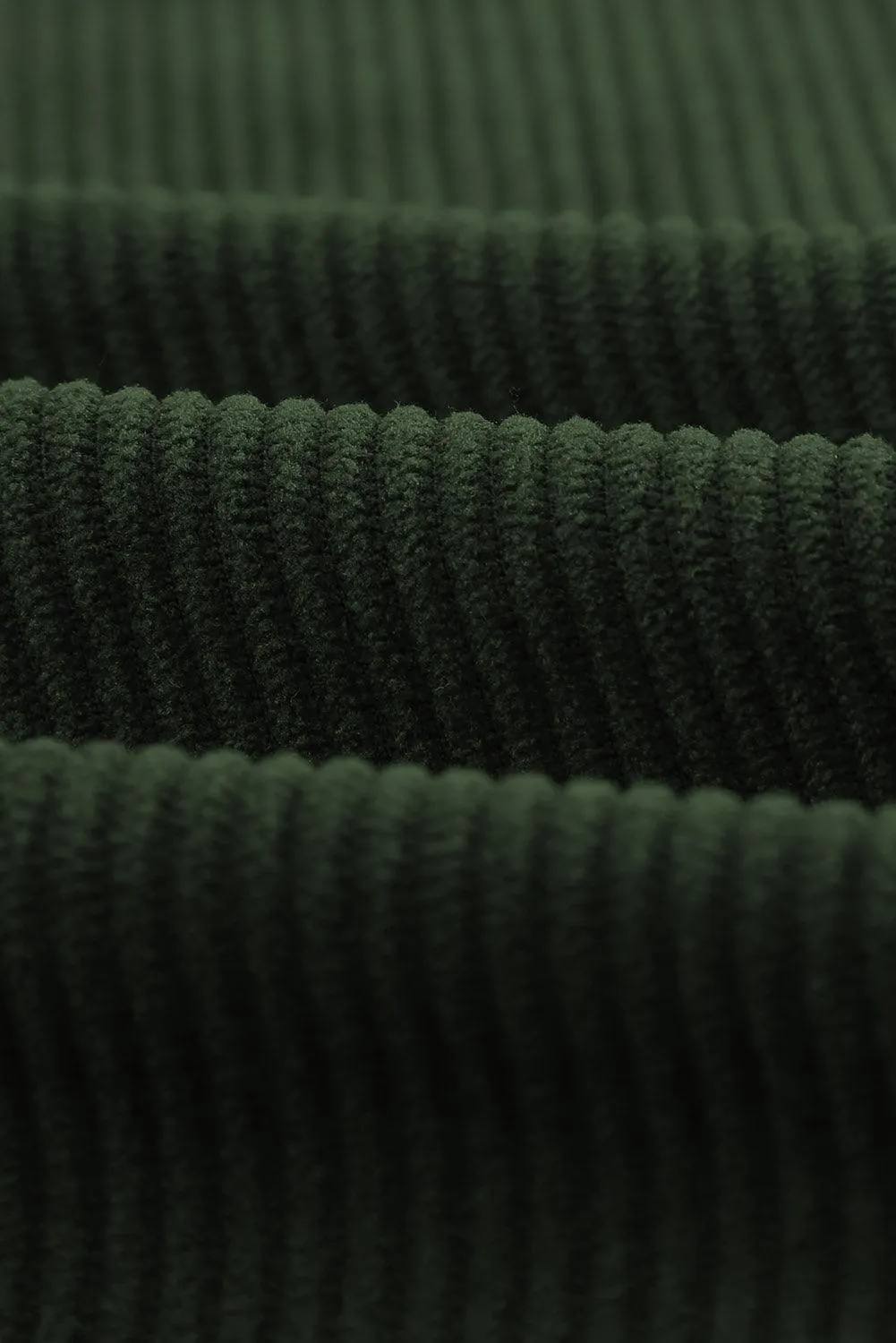 Hazel Blues® | Pocketed Button Ribbed Textured Shacket