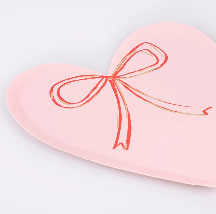 Heart & Bow Plates