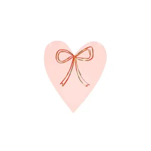 Heart & Bow Plates