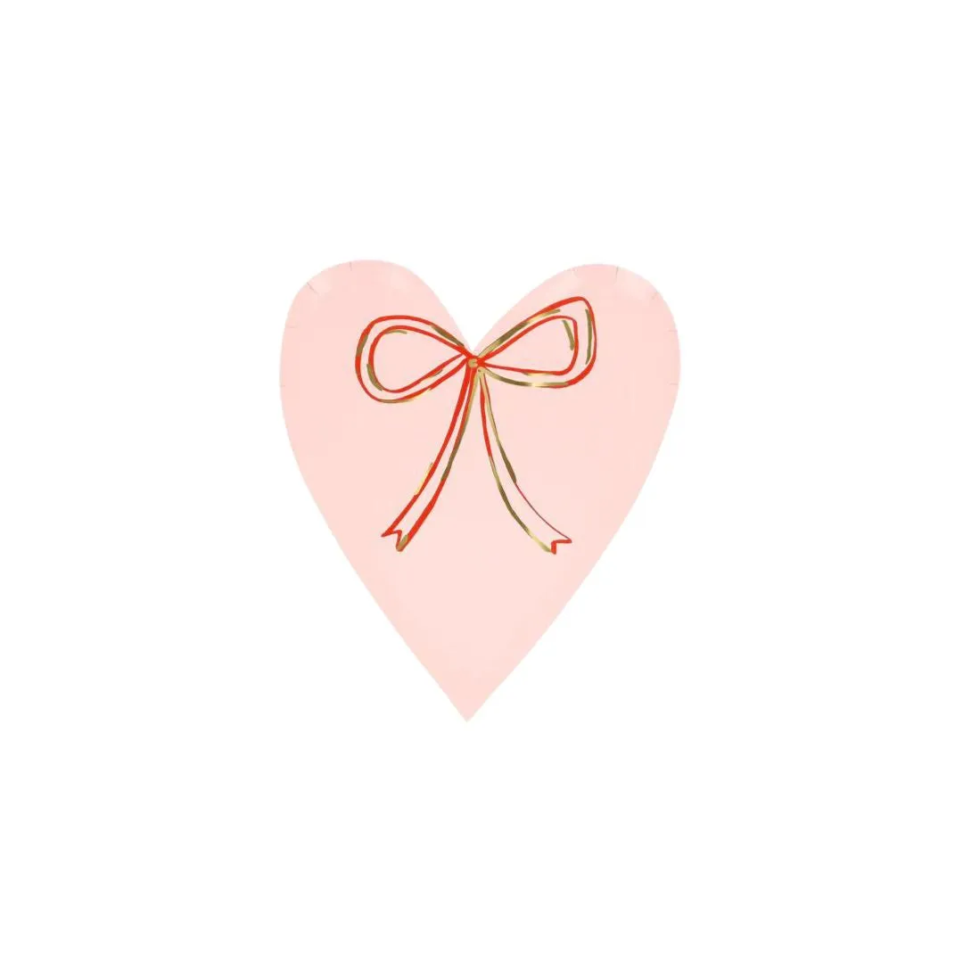 Heart & Bow Plates