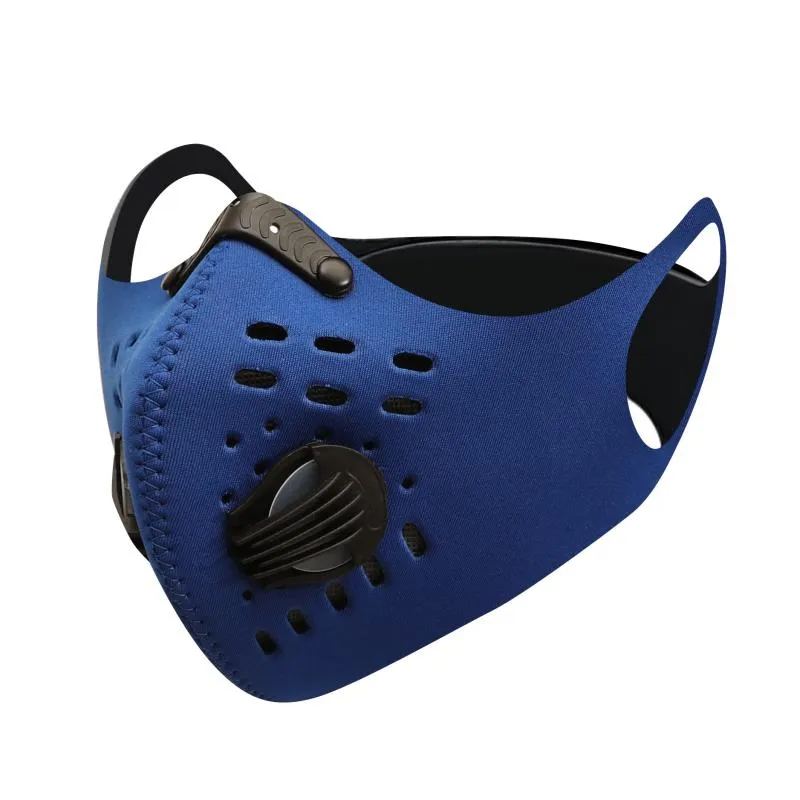 High-Quality Anti-Pollution Cycling Mask - Activated Carbon Dustproof Face Mask for Men and Women, Outdoor Sports and Training Mask with Breathable Vents and Adjustable Fit