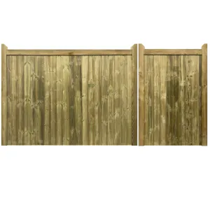 Highampton Mortise & Tenon 3/4 Split T&G Entrance Gate (Pair)