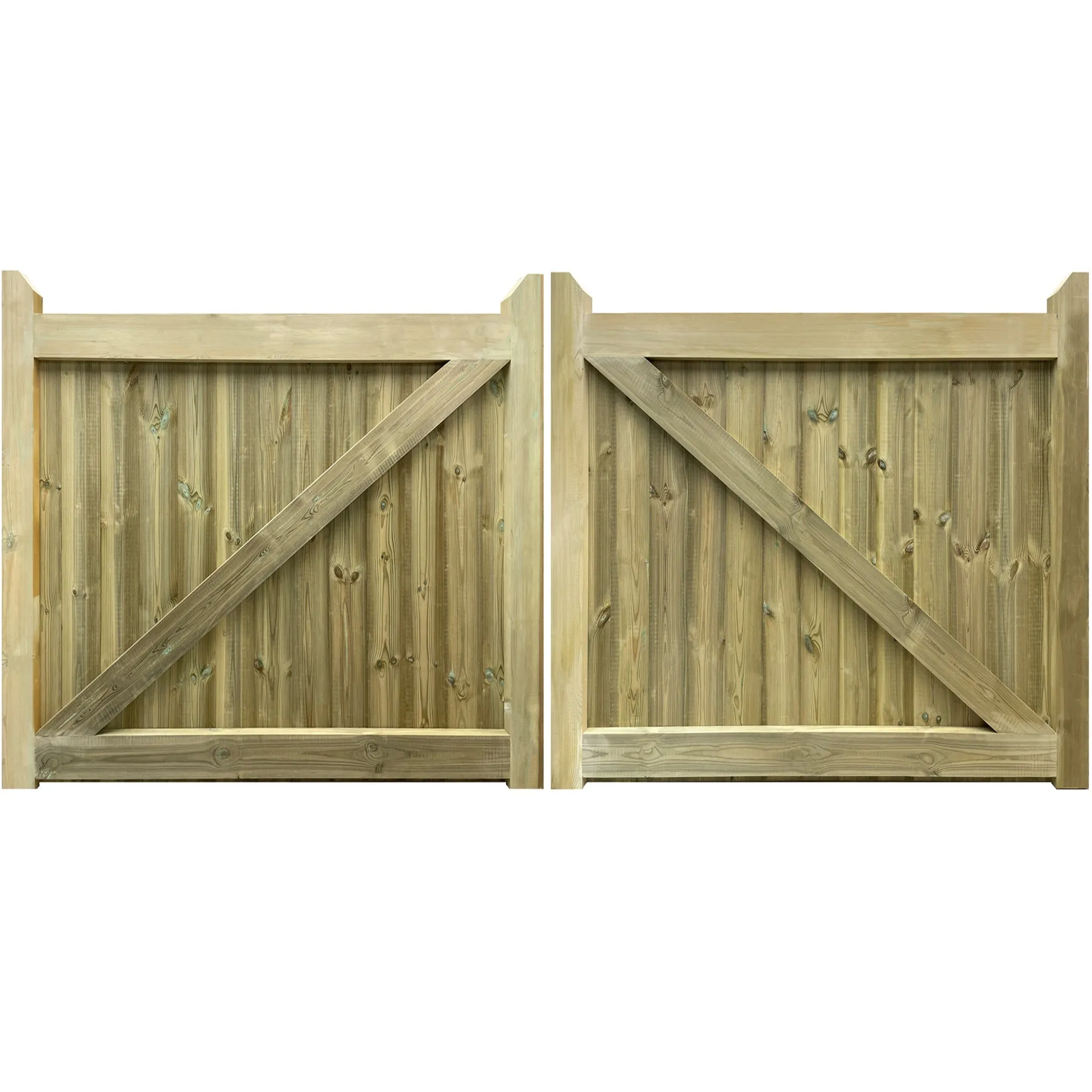 Highampton Mortise and Tenon T&G Entrance Gate (Pair)