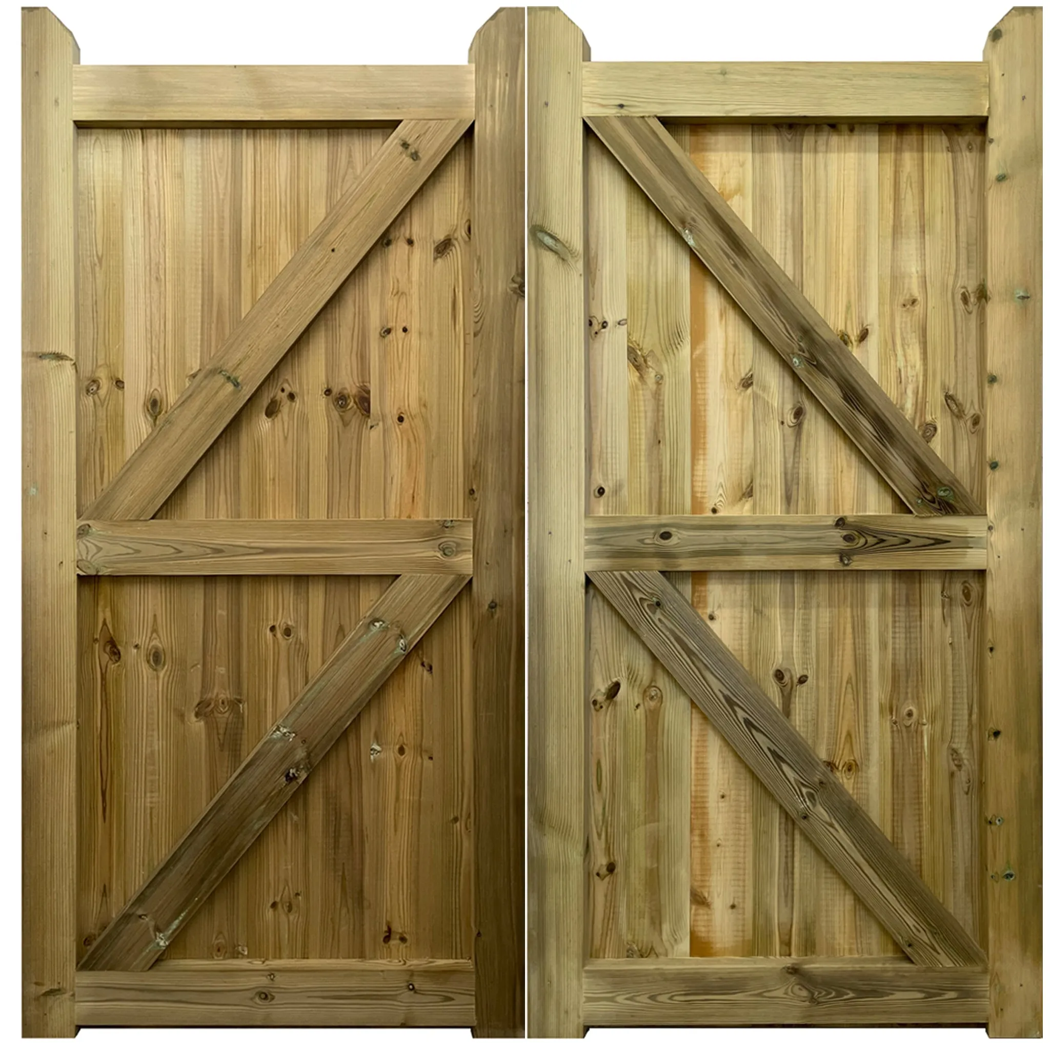 Highampton Mortise and Tenon T&G Entrance Gate (Pair)