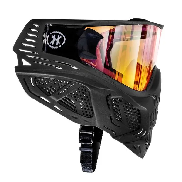 HK Army HSTL Thermal Paintballmaske Skull Death - Schwarz, Rot