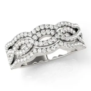 Infinity Multi Row Fashion Right Hand Ring