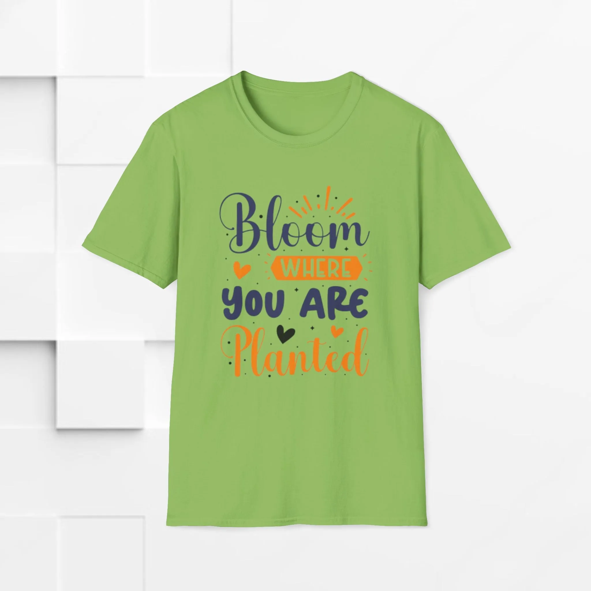 Inspirational Bloom T-Shirt - "Bloom Where You Are Planted"