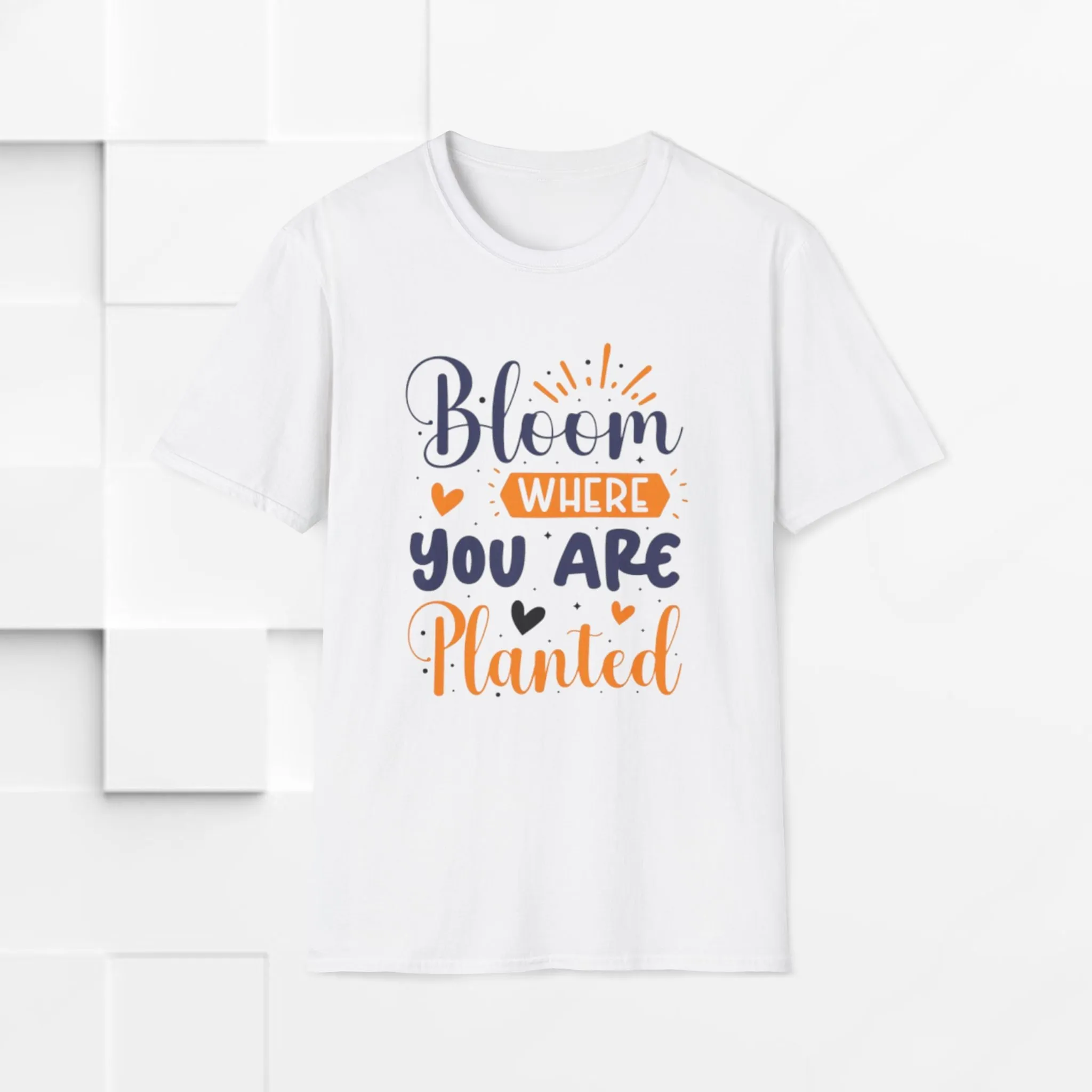 Inspirational Bloom T-Shirt - "Bloom Where You Are Planted"