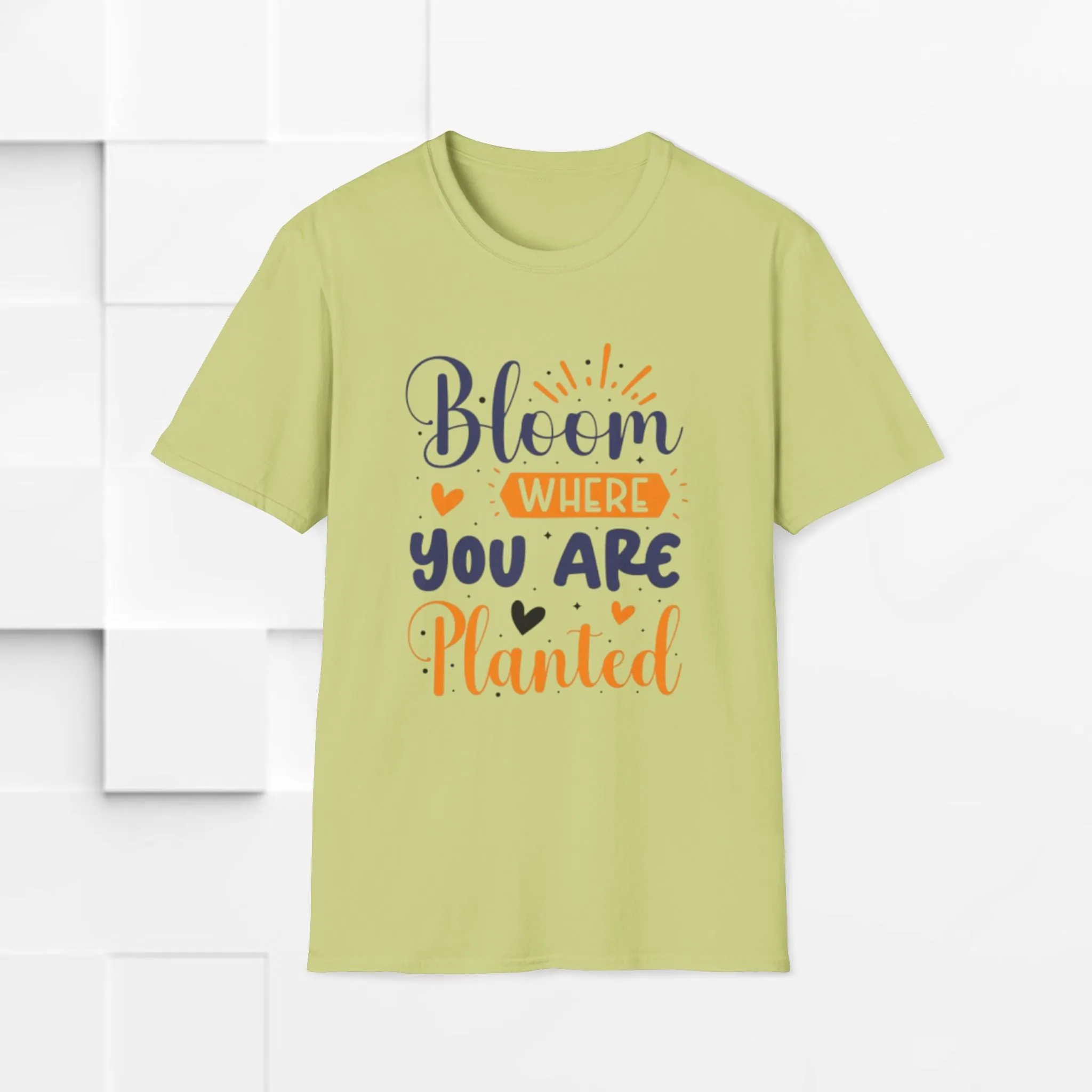 Inspirational Bloom T-Shirt - "Bloom Where You Are Planted"