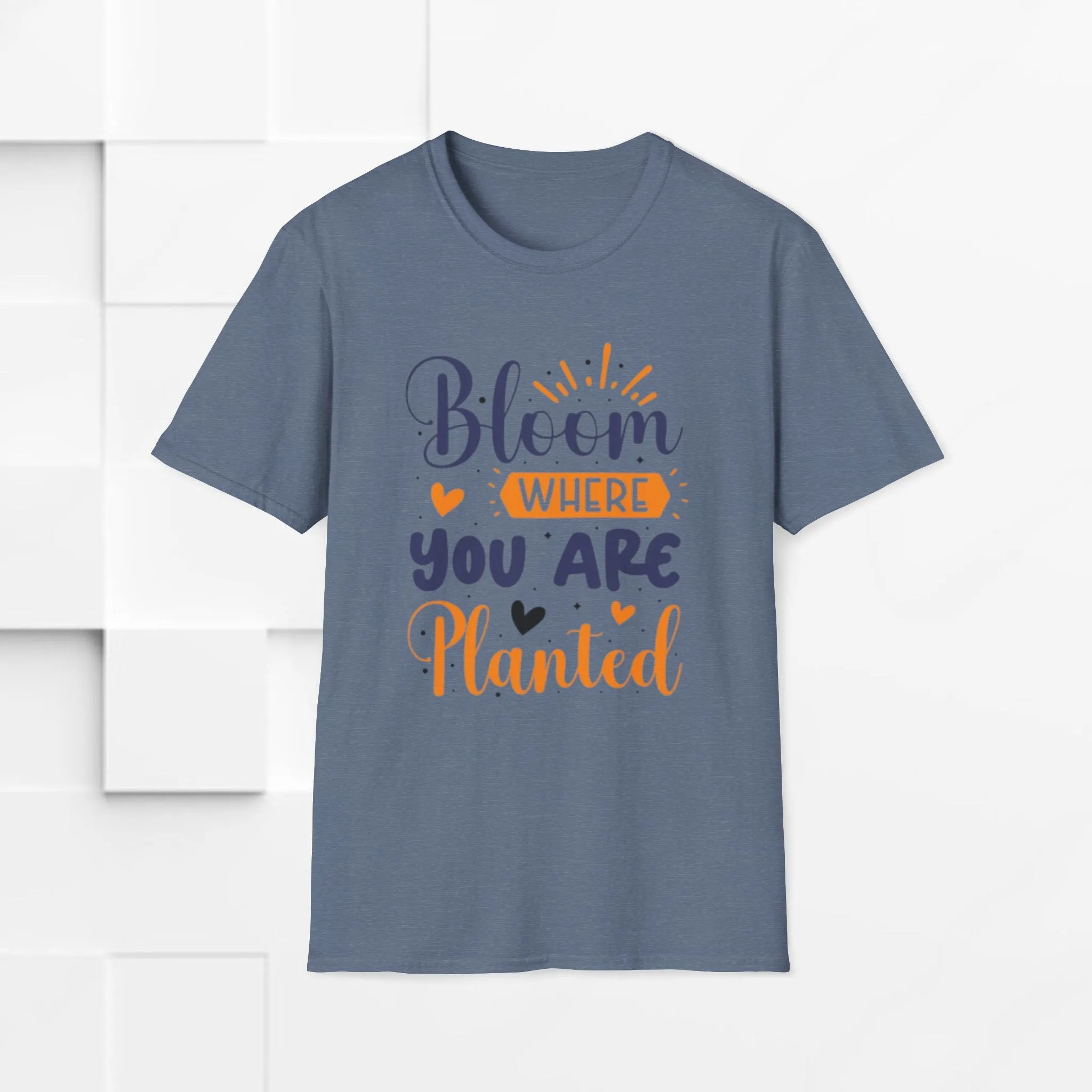 Inspirational Bloom T-Shirt - "Bloom Where You Are Planted"