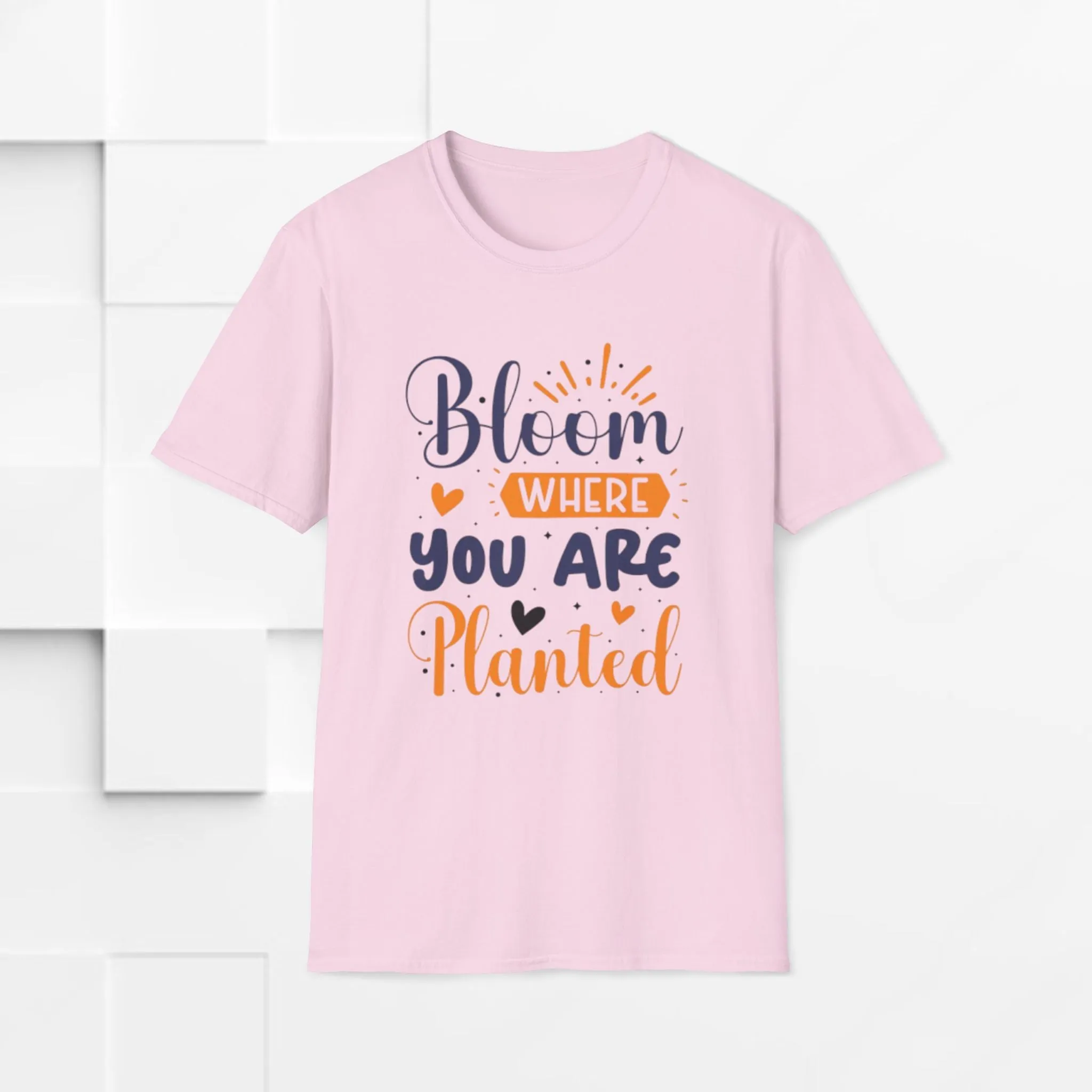 Inspirational Bloom T-Shirt - "Bloom Where You Are Planted"
