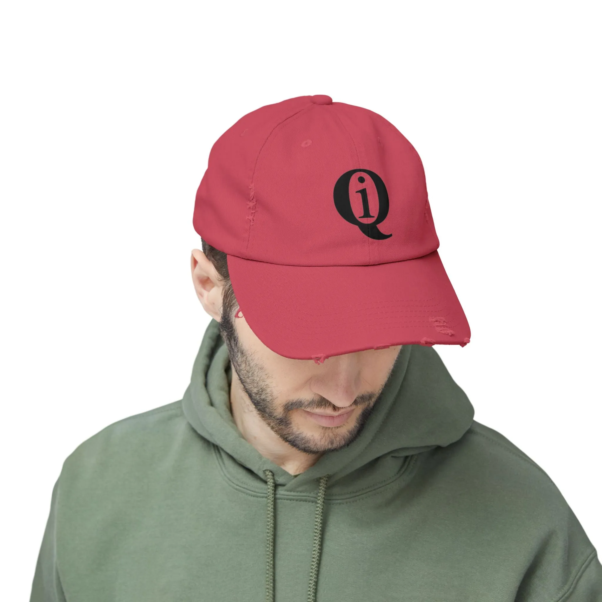 IQ Fashion | Unisex Distressed Cap