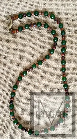 Irish Gold and Green Men's Gemstone Classic