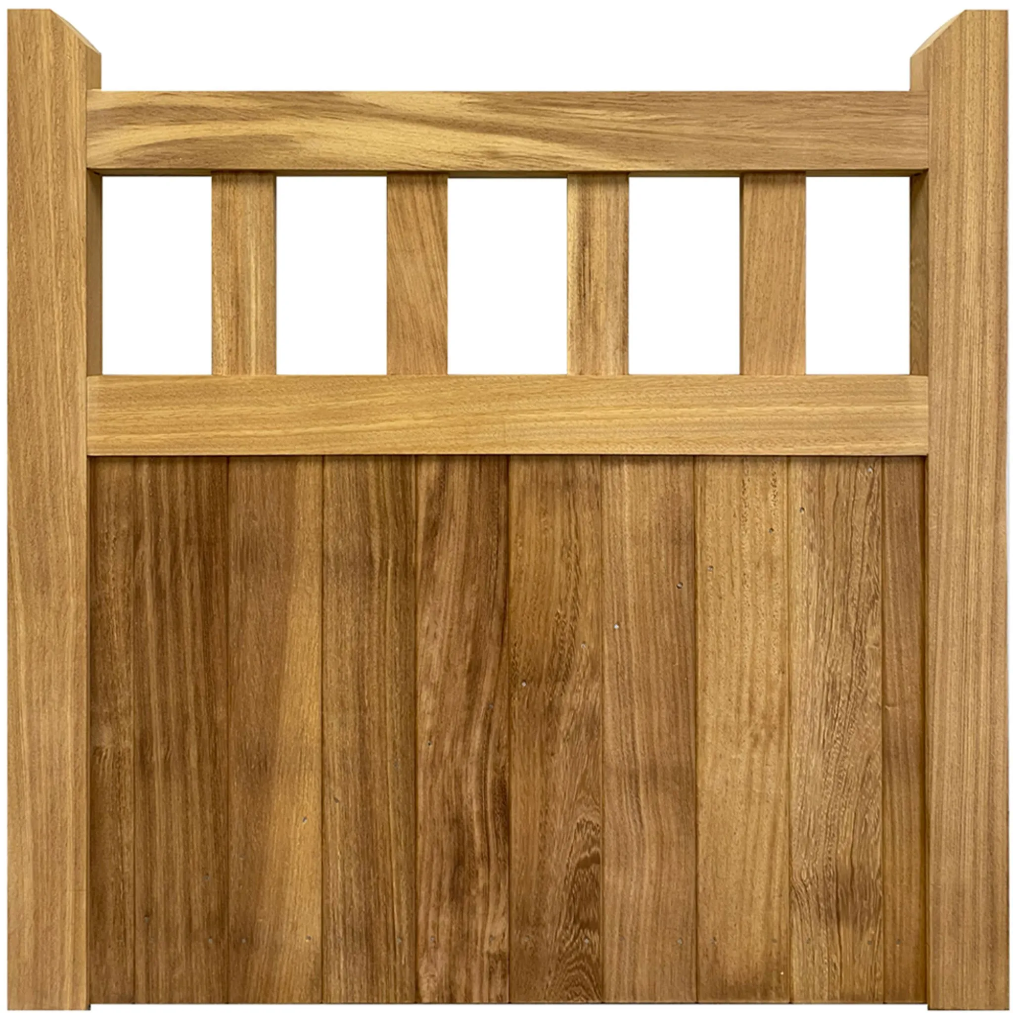 Iroko Cottage Mortise & Tenon Single Side Gate