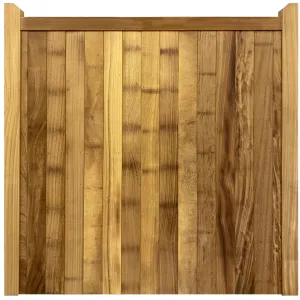 Iroko Highampton Mortise & Tenon Single Entrance Gate