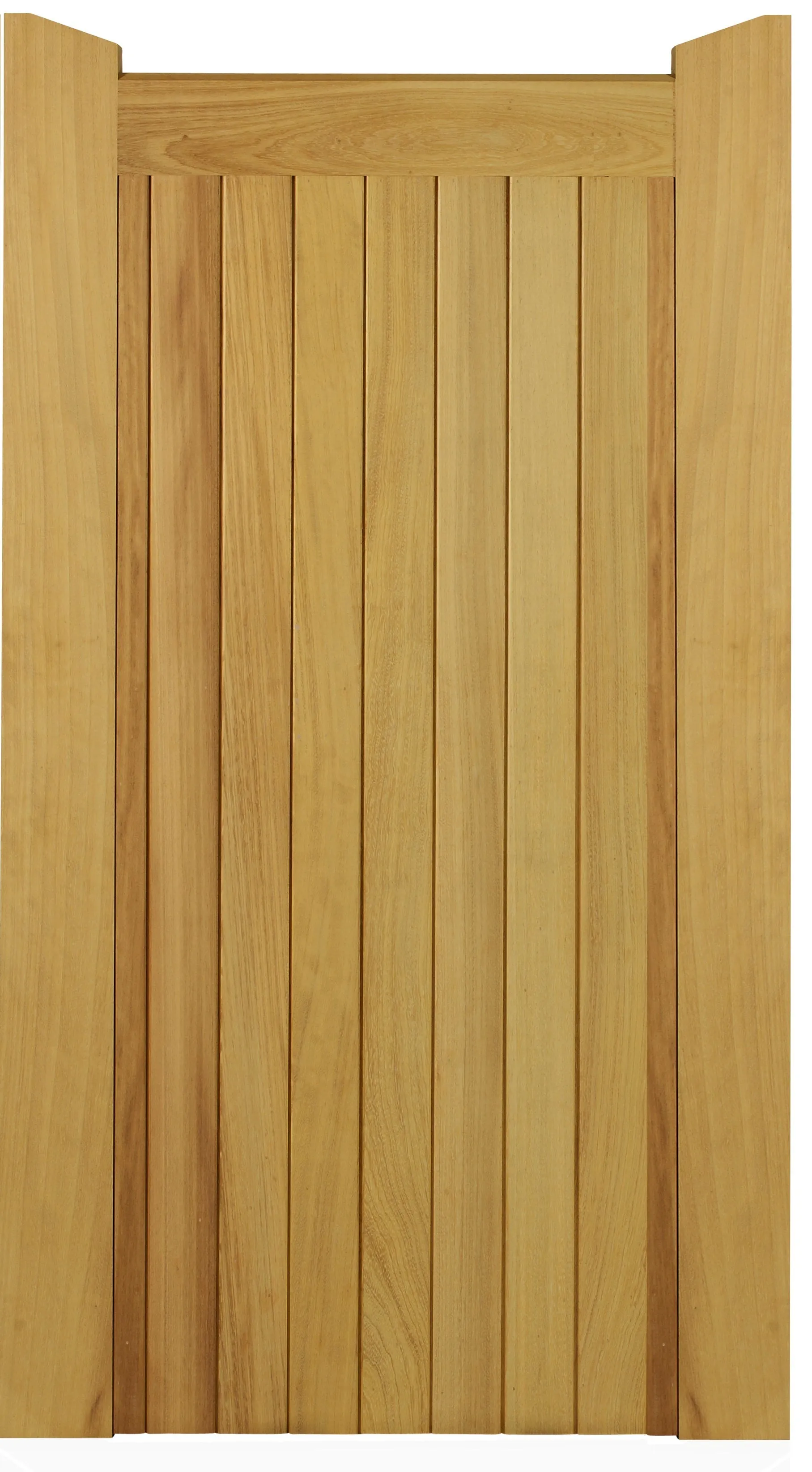 Iroko Highampton Mortise & Tenon Single Entrance Gate