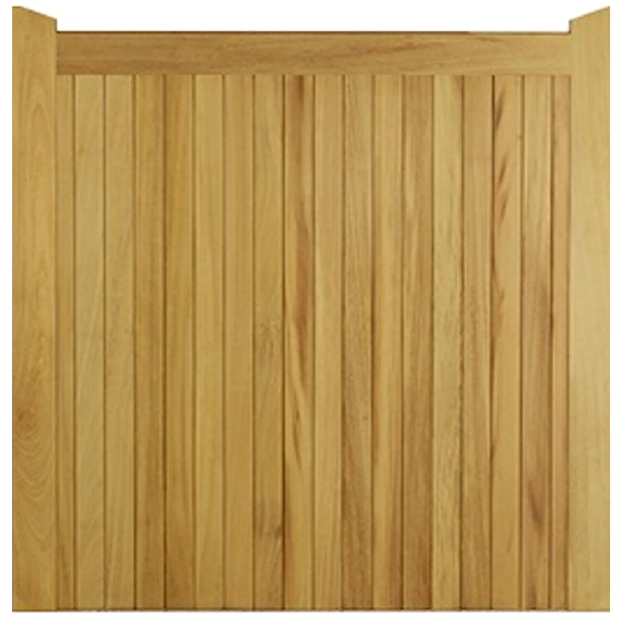 Iroko Highampton Mortise & Tenon Single Entrance Gate