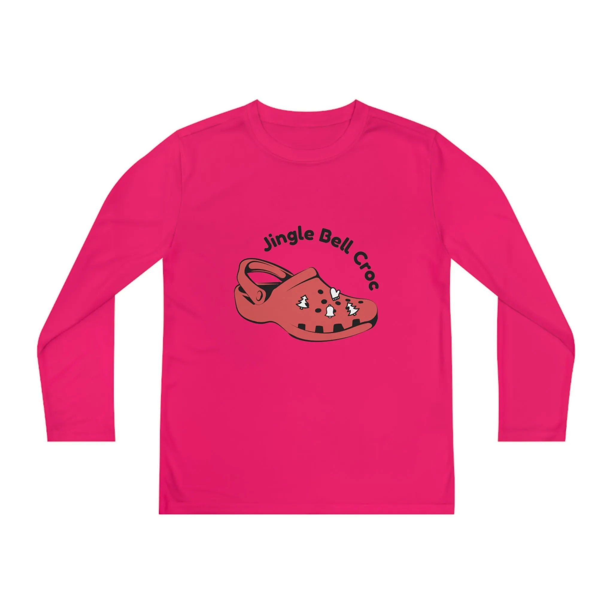Jingle Bell Crocks-Youth Long Sleeve Competitor Tee