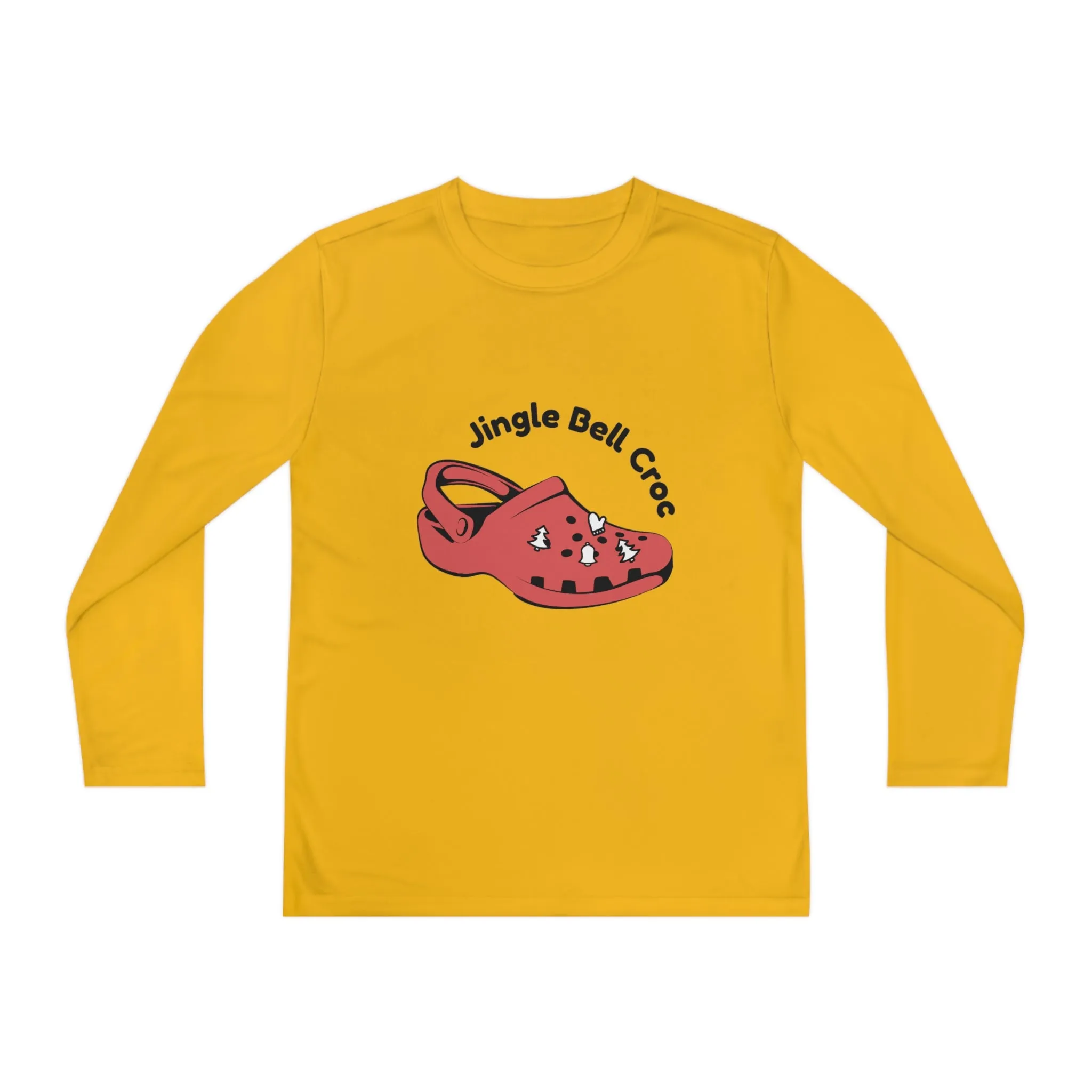 Jingle Bell Crocks-Youth Long Sleeve Competitor Tee