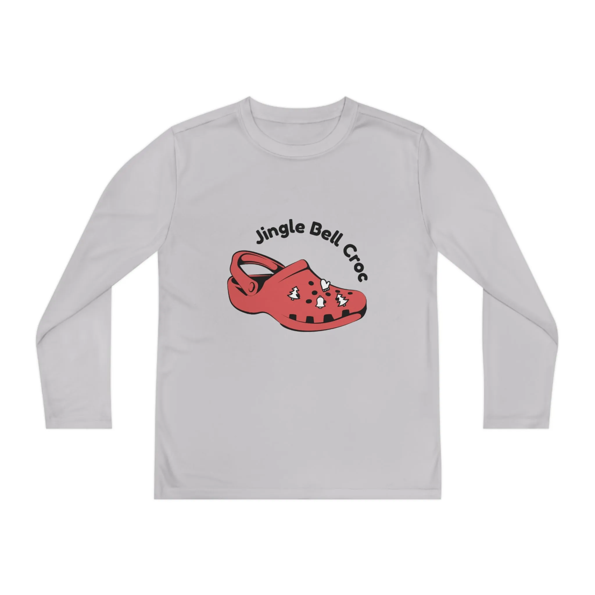 Jingle Bell Crocks-Youth Long Sleeve Competitor Tee