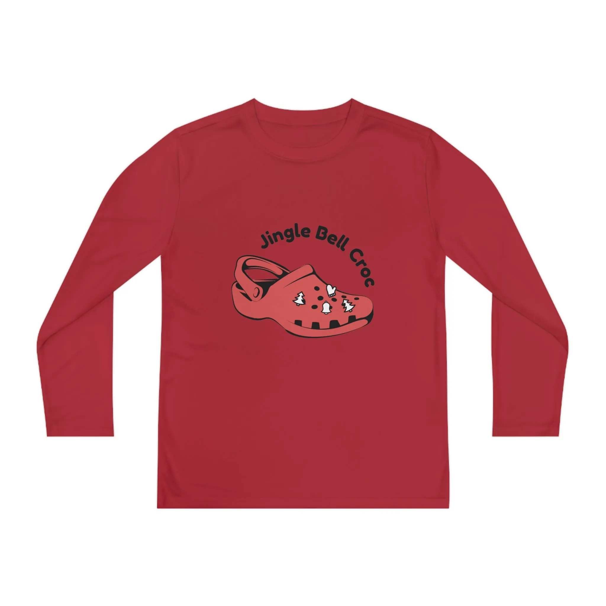 Jingle Bell Crocks-Youth Long Sleeve Competitor Tee