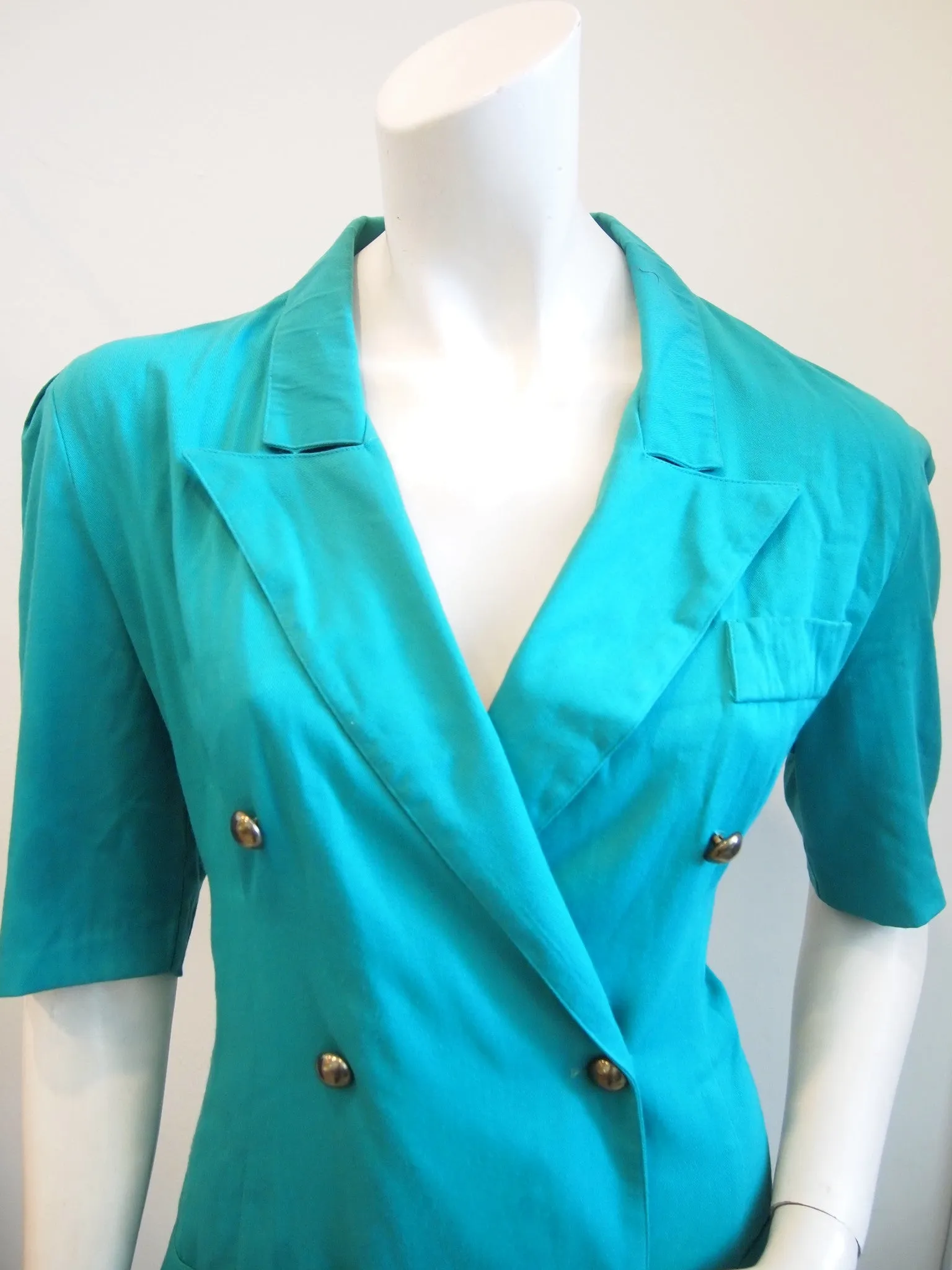 Joining The Troops Green Military Trench Dress