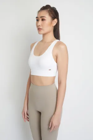 Julia Women Sports Bra (White)