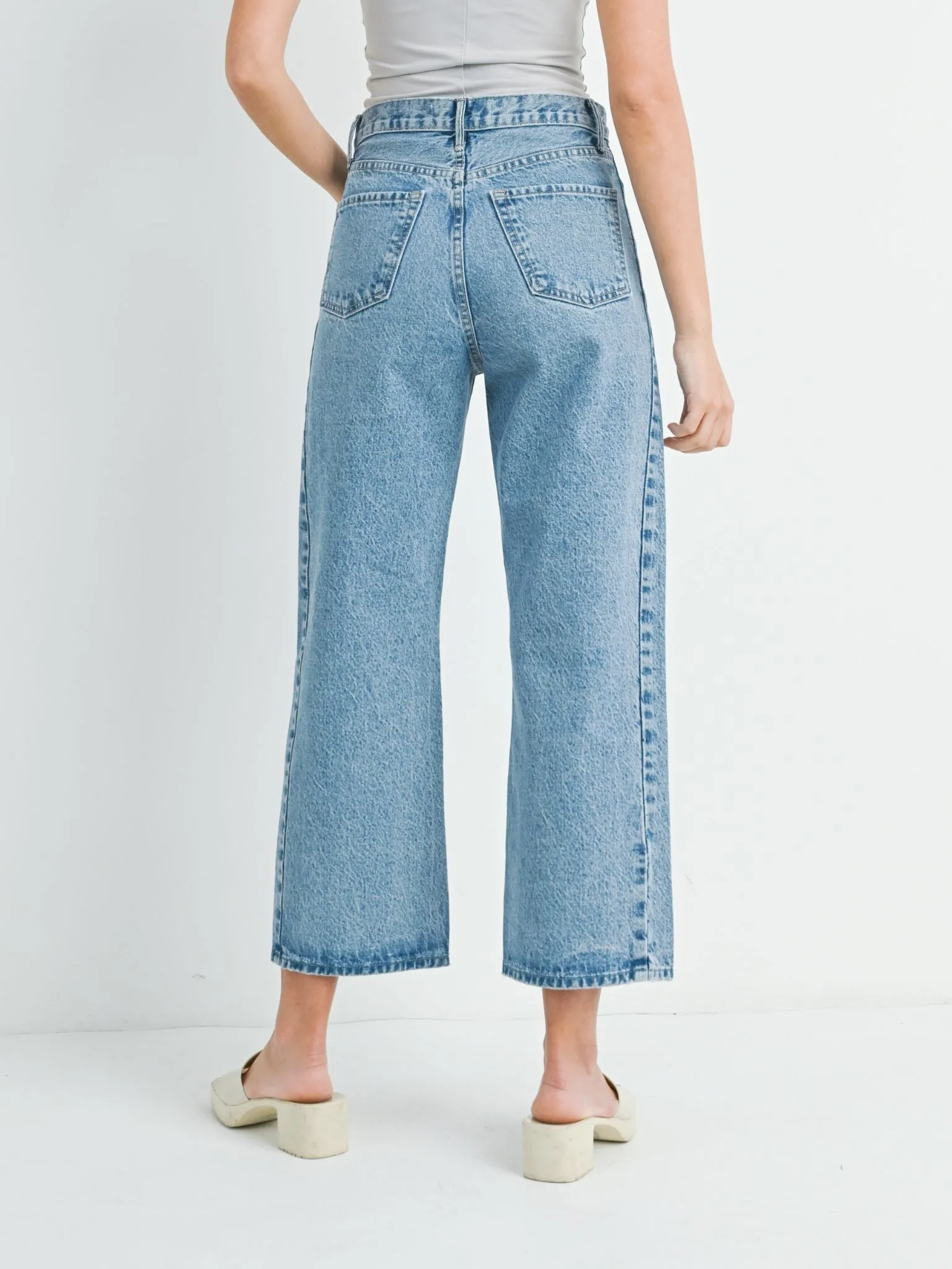 Just Black Medium Denim Barrel Twist Jean