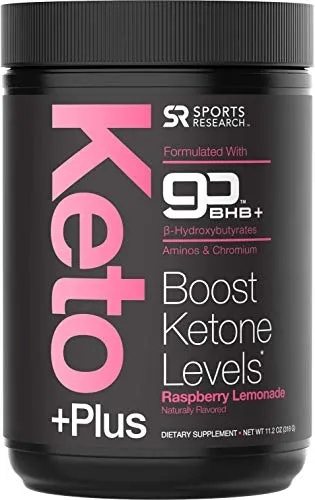 Keto Plus™ Exogenous Ketones with goBHB™ - 30 Servings - Raspberry Lemonade