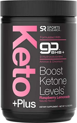 Keto Plus™ Exogenous Ketones with goBHB™ - 30 Servings - Raspberry Lemonade