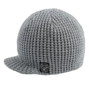Knuckleheads Grey Baby Boy's Stripe Visor Beanie with Tag