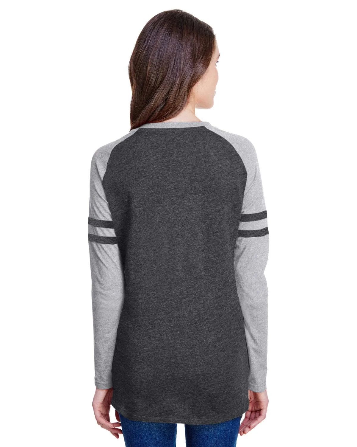 LAT Ladies Gameday Mash-Up Long Sleeve T-Shirt
