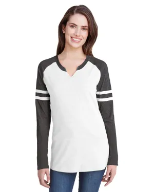 LAT Ladies Gameday Mash-Up Long Sleeve T-Shirt