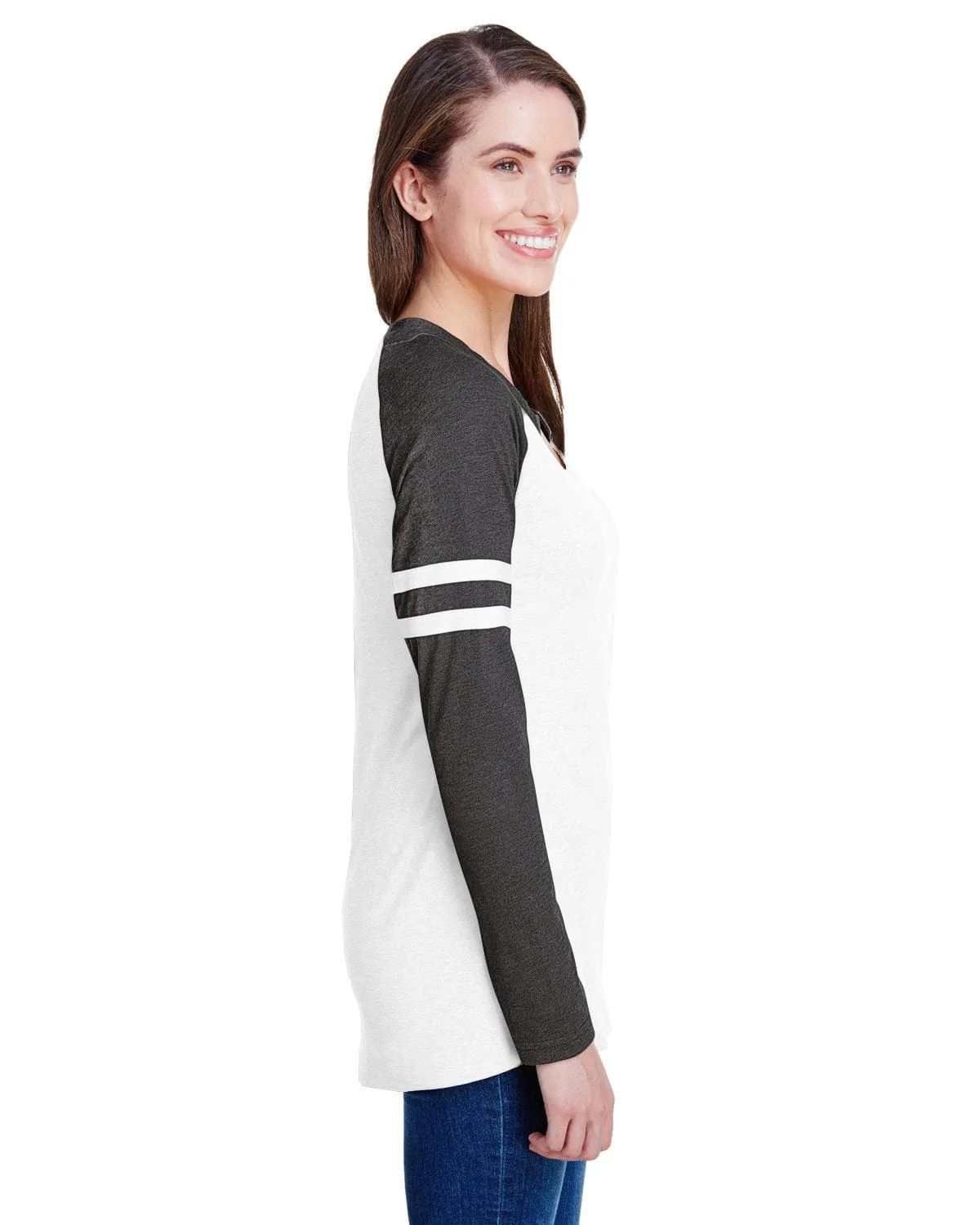 LAT Ladies Gameday Mash-Up Long Sleeve T-Shirt