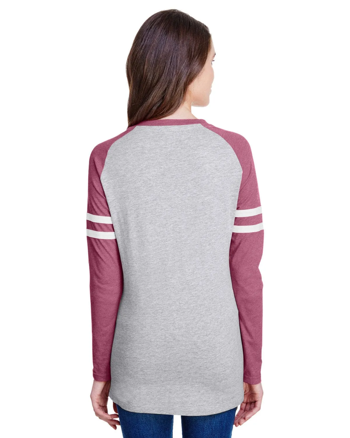 LAT Ladies Gameday Mash-Up Long Sleeve T-Shirt