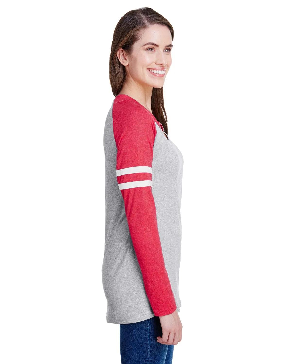 LAT Ladies Gameday Mash-Up Long Sleeve T-Shirt