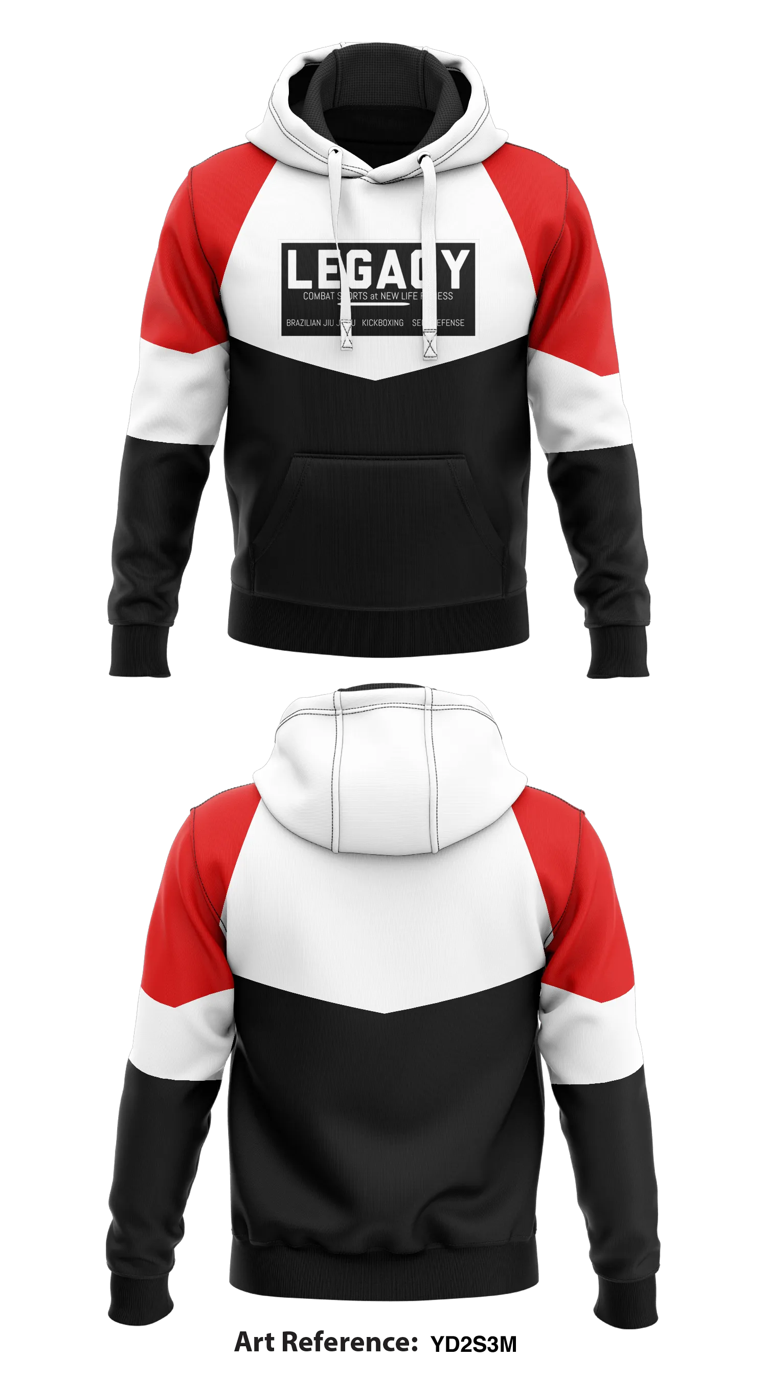 Legacy Combat Sports  Core Men's Hooded Performance Sweatshirt - YD2S3M
