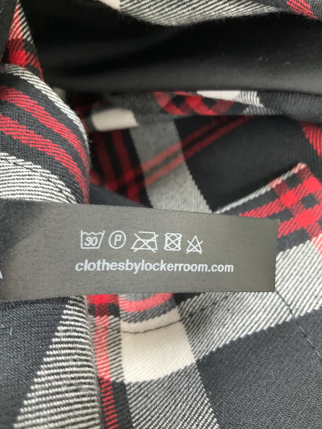 Locker Room Red Tartan Kimono UK S