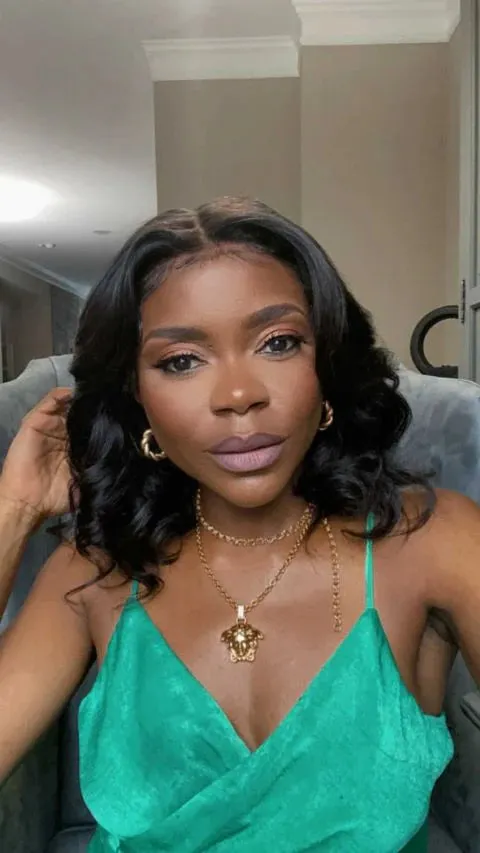 Long black fashion wig