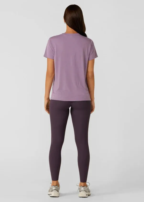 Lorna Jane Lotus T-Shirt - Dusted Violet