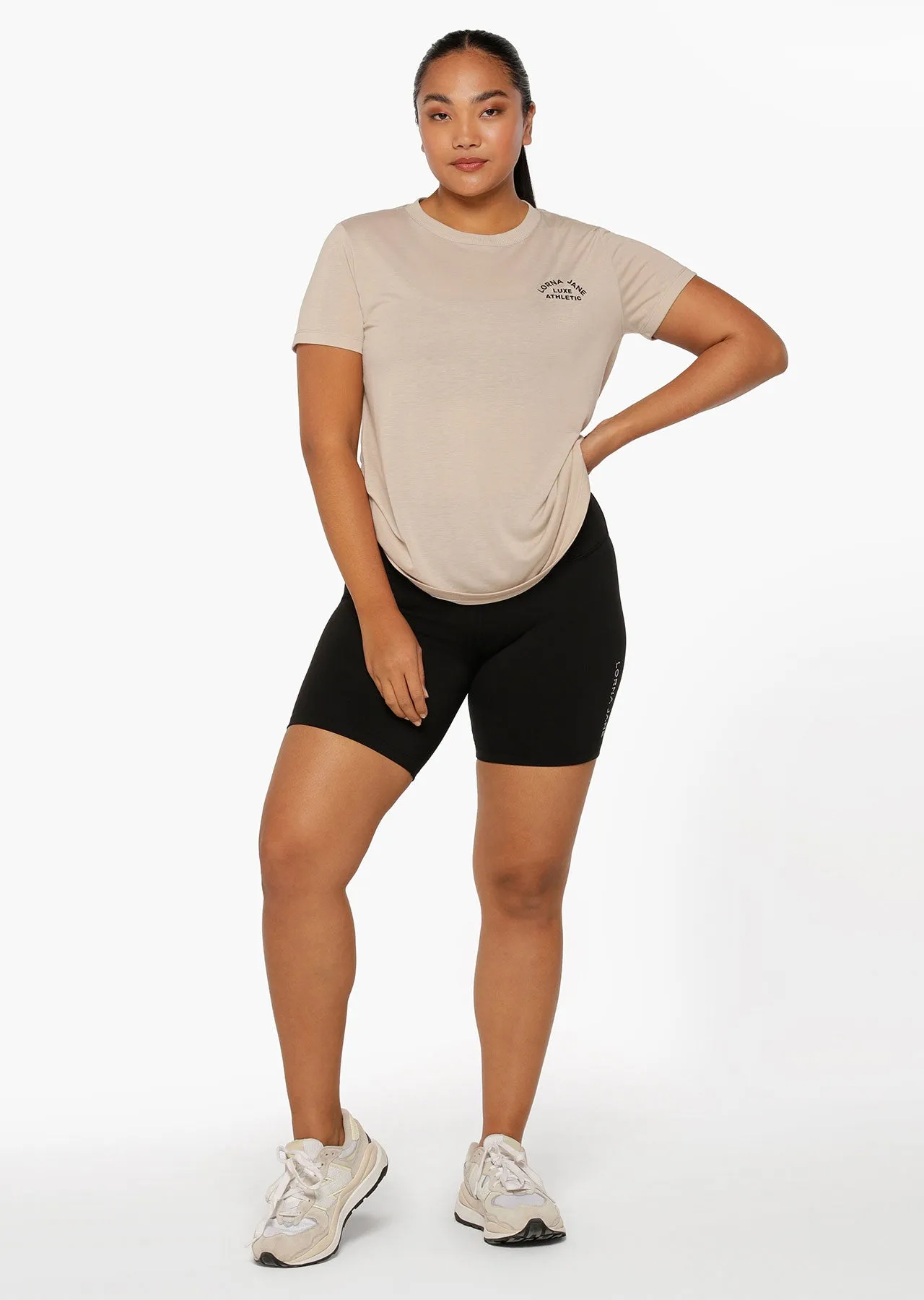 Lorna Jane Lotus T-Shirt - Off White