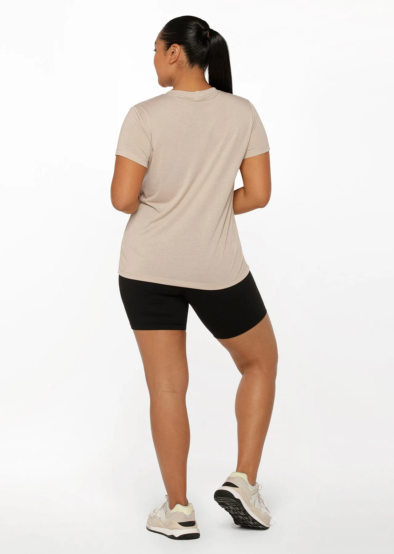 Lorna Jane Lotus T-Shirt - Off White