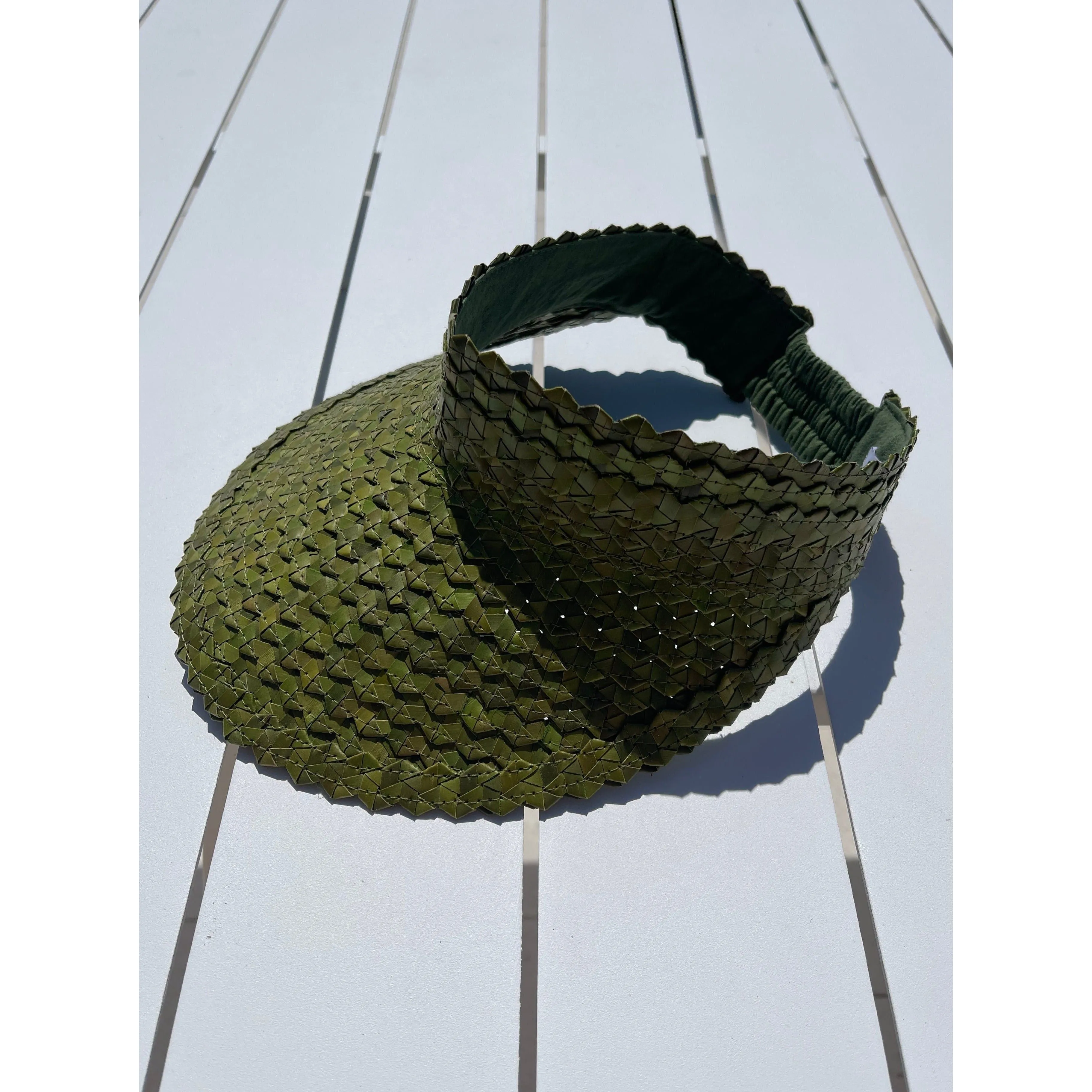 Lusana Baha Visor Palm Green