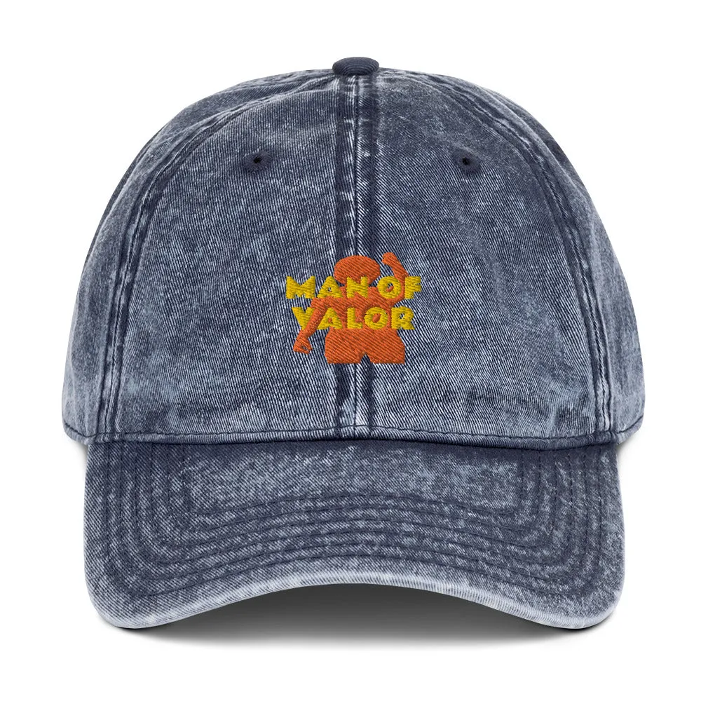 Man of Valor Vintage Cotton Twill Cap